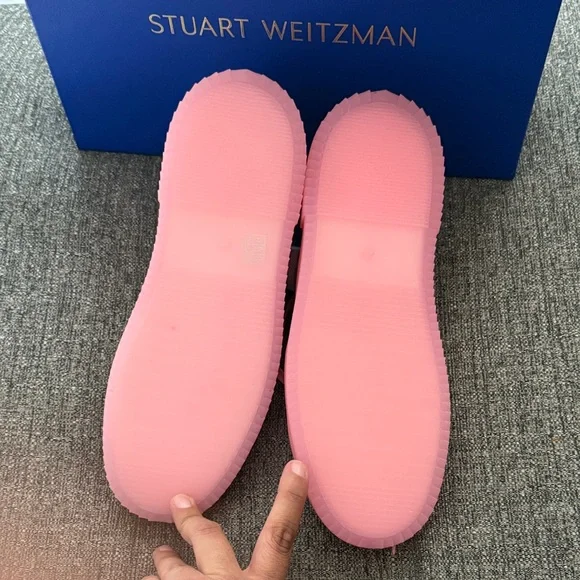 NEW w/Box Stuart Weitzman Brooklyn Low Top Sneakers - Picture 6 of 10